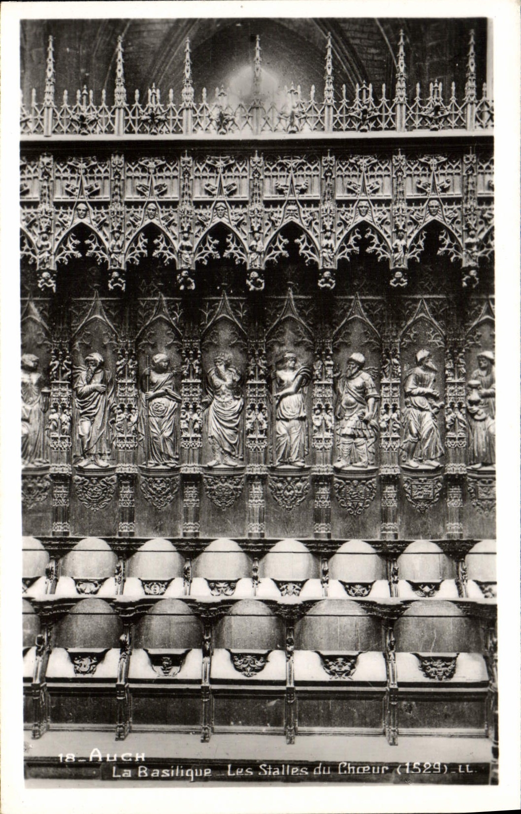 CPA Auch La Basilique Les Stalles du Cheour