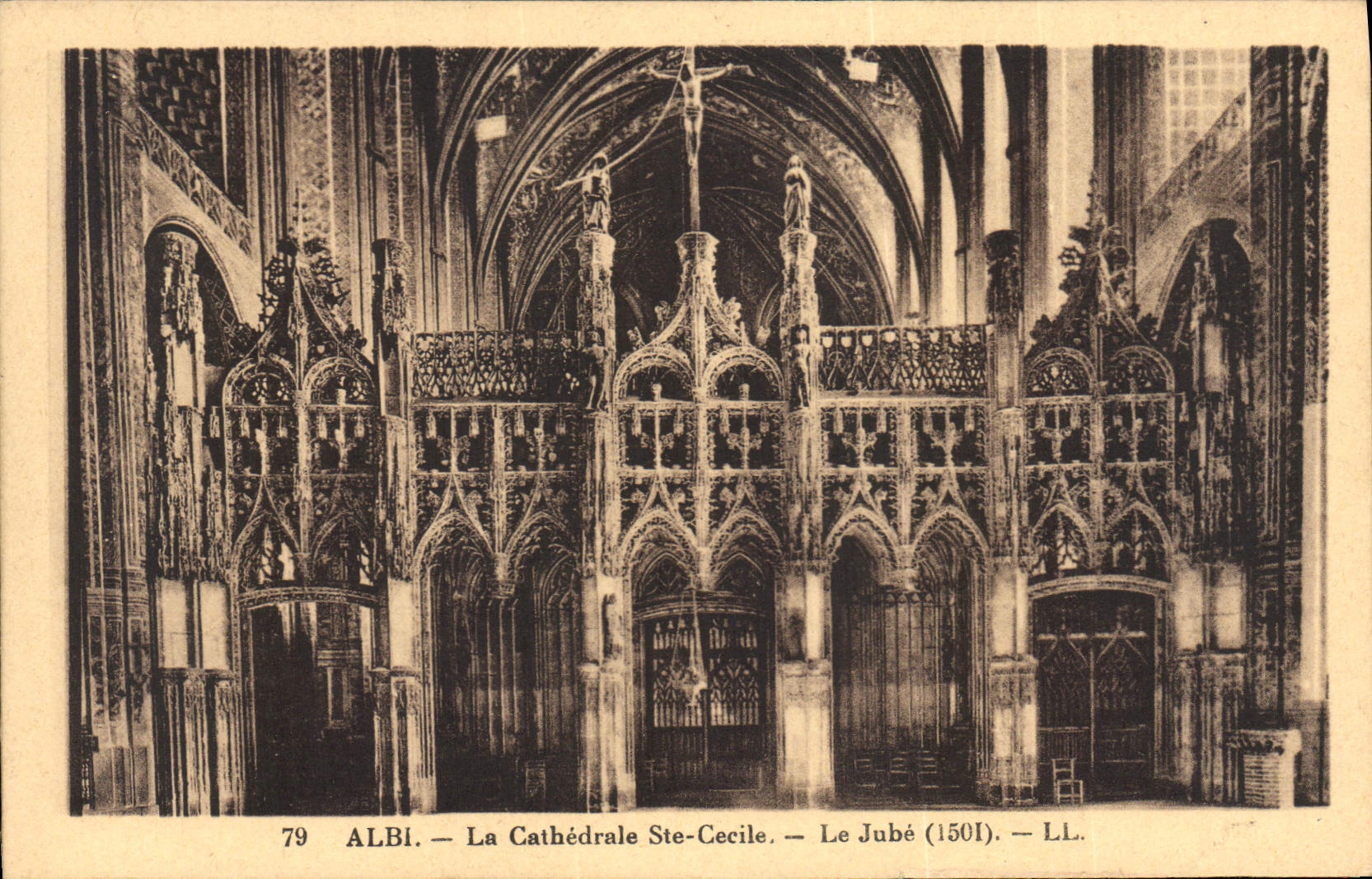 CPA Albi La Cathedrale Ste Cecile Le Jube 