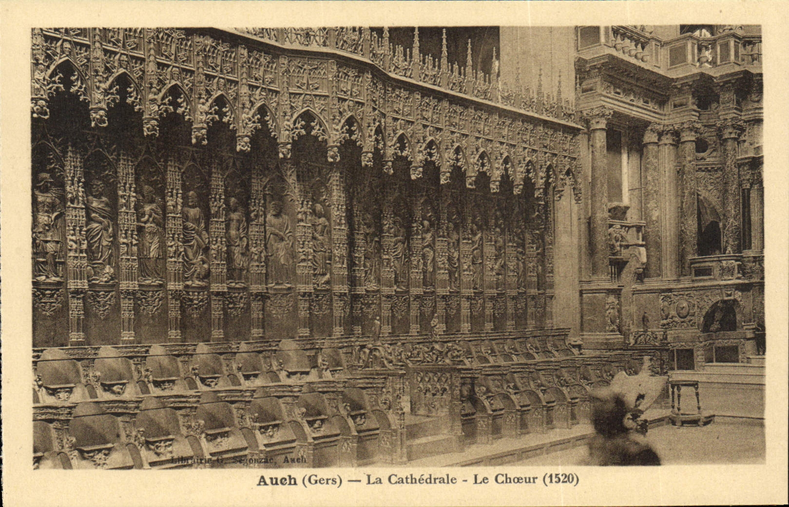 CPA Auch Gers La Cathedrale Le Choeur 