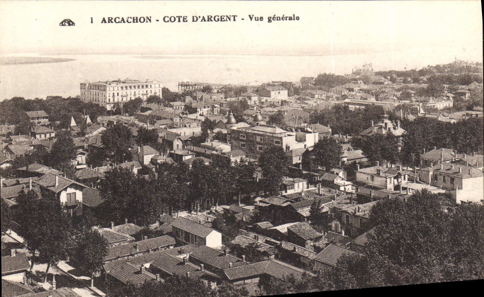CPA Arcachon Cote d'Argent Vue generale