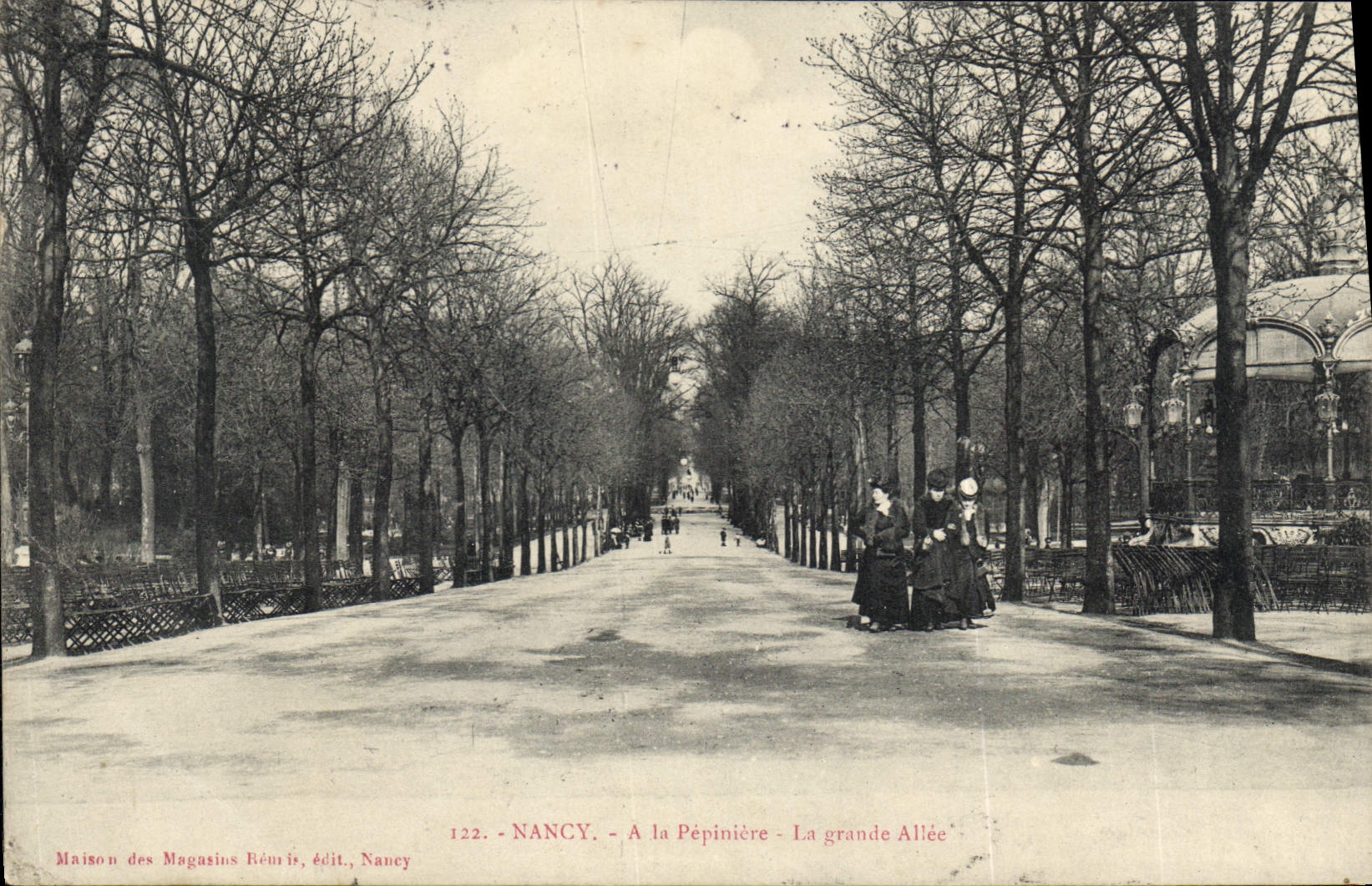 CPA Nancy A la Pepiniere Le grande Allee 