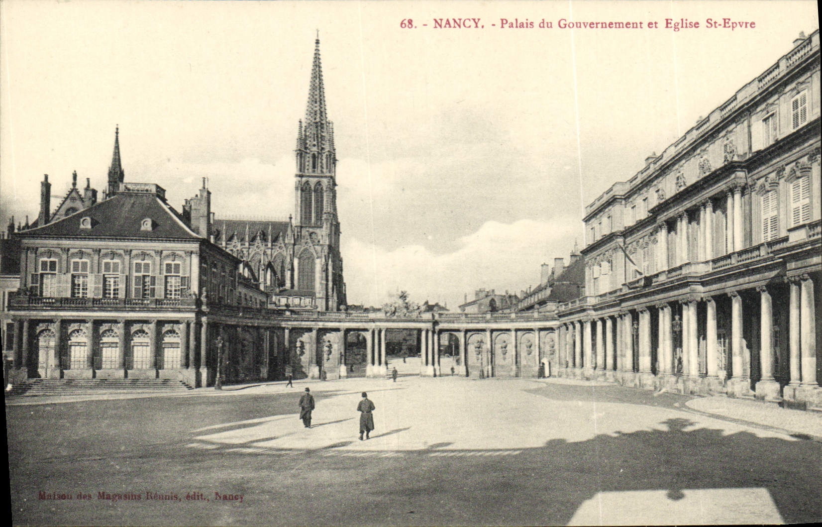 CPA Nancy Palais du Gouvernement et Eglise St Epyre 