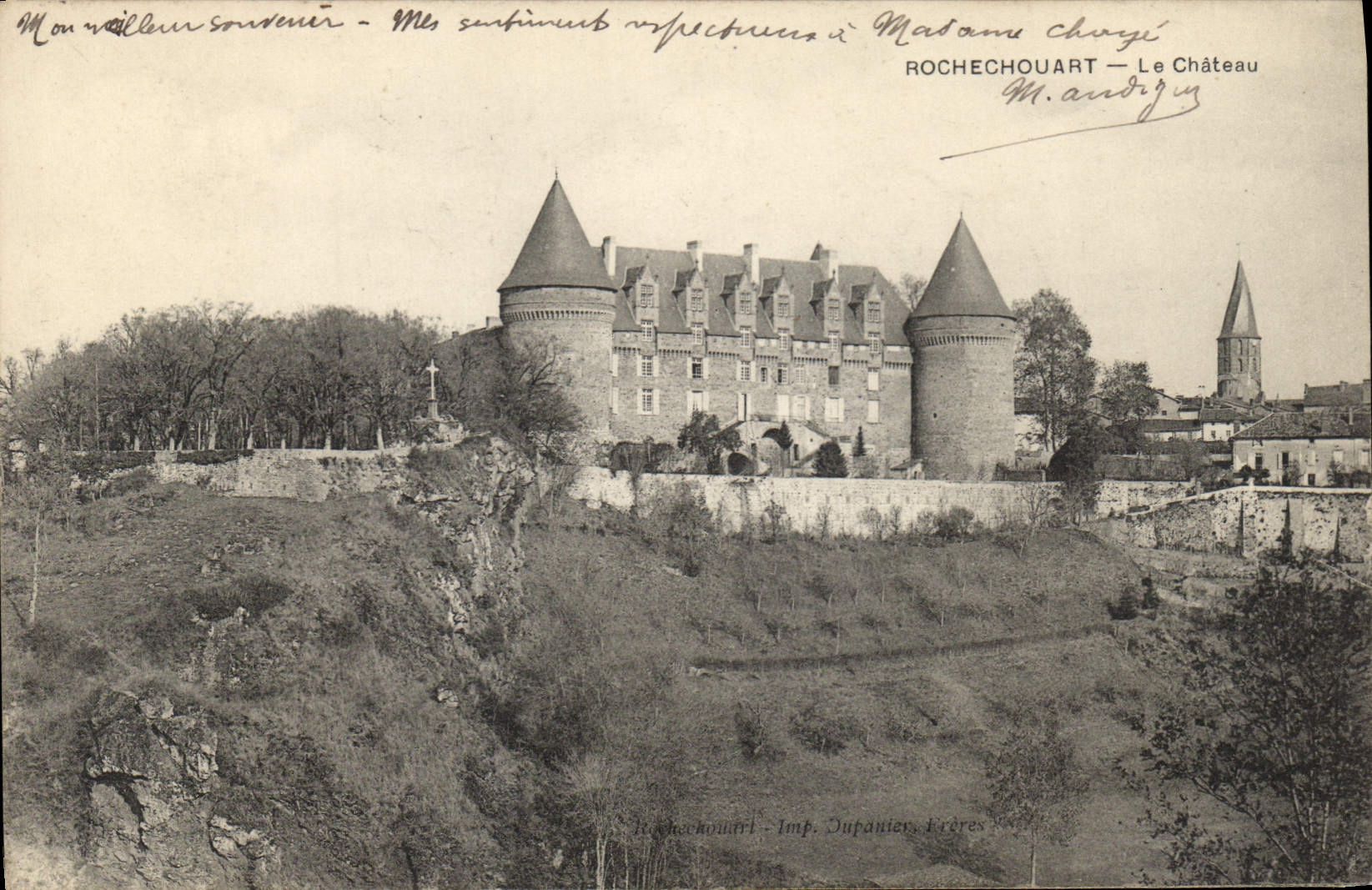 CPA Rochechouart Le Chateau 