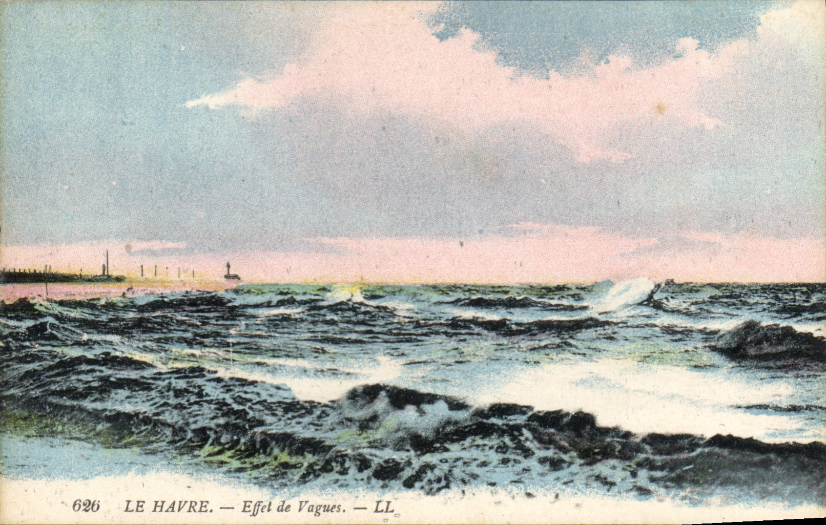 CPA Le Havre Effet de Vagues 