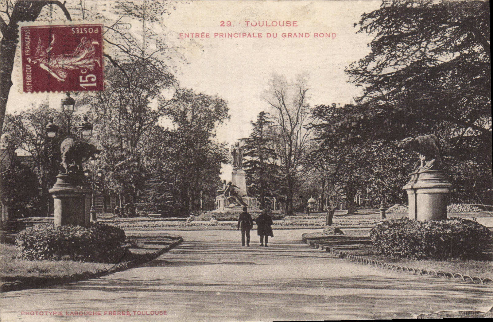 CPA Toulouse Entree Principale du Grand Rond 
