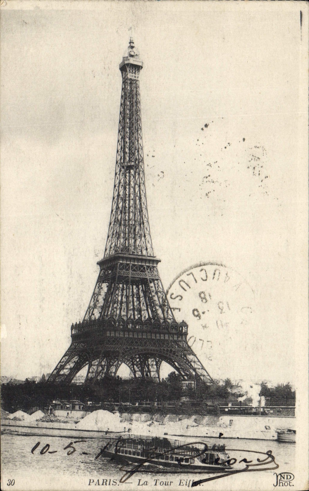 CPA Paris La Tour Eiffel 