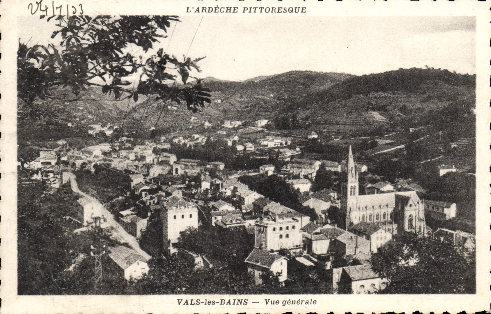 CPA Vals les Bains Vue generale 