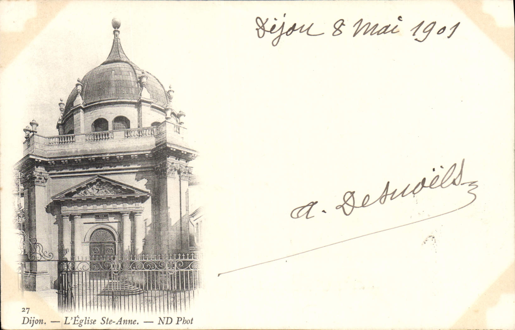 CPA Dijon L'Eglise Ste Anne 