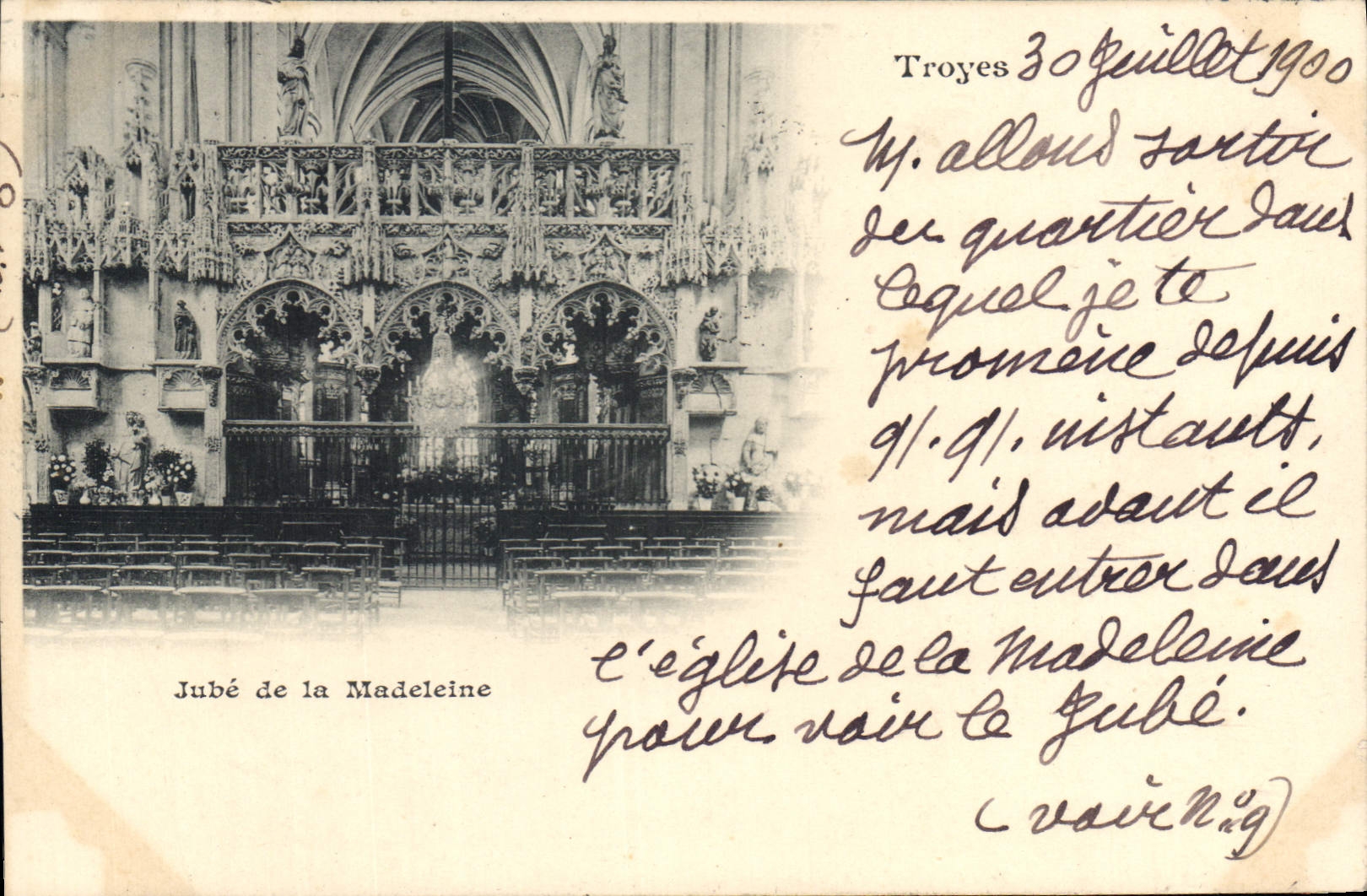 CPA Troyes Jube de la Madeleine 