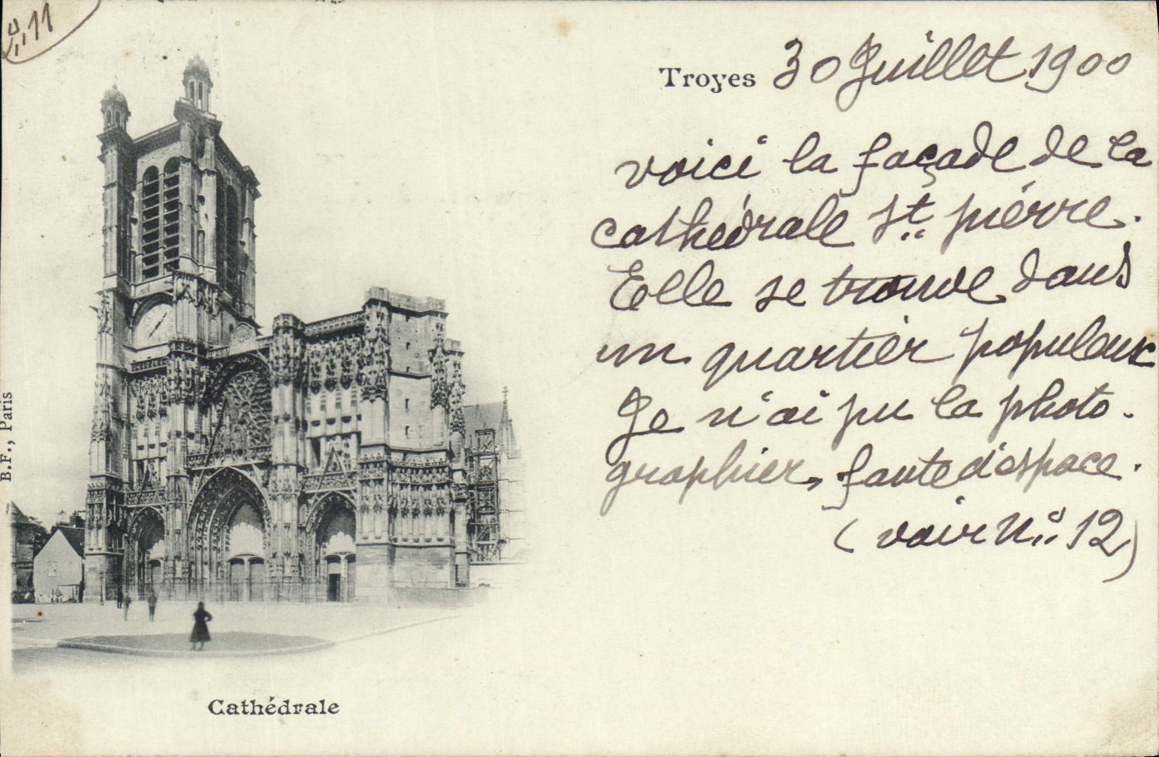 CPA Troyes Cathedrale 