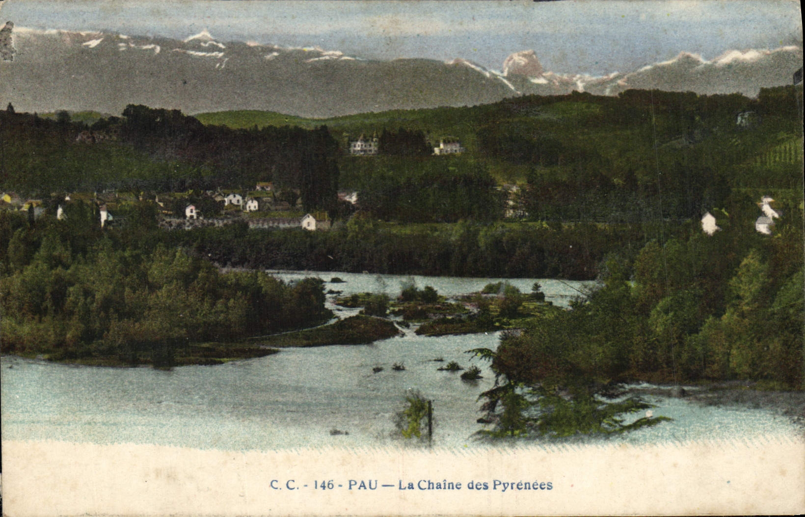 CPA Pau La Chaine des Pyrenees 