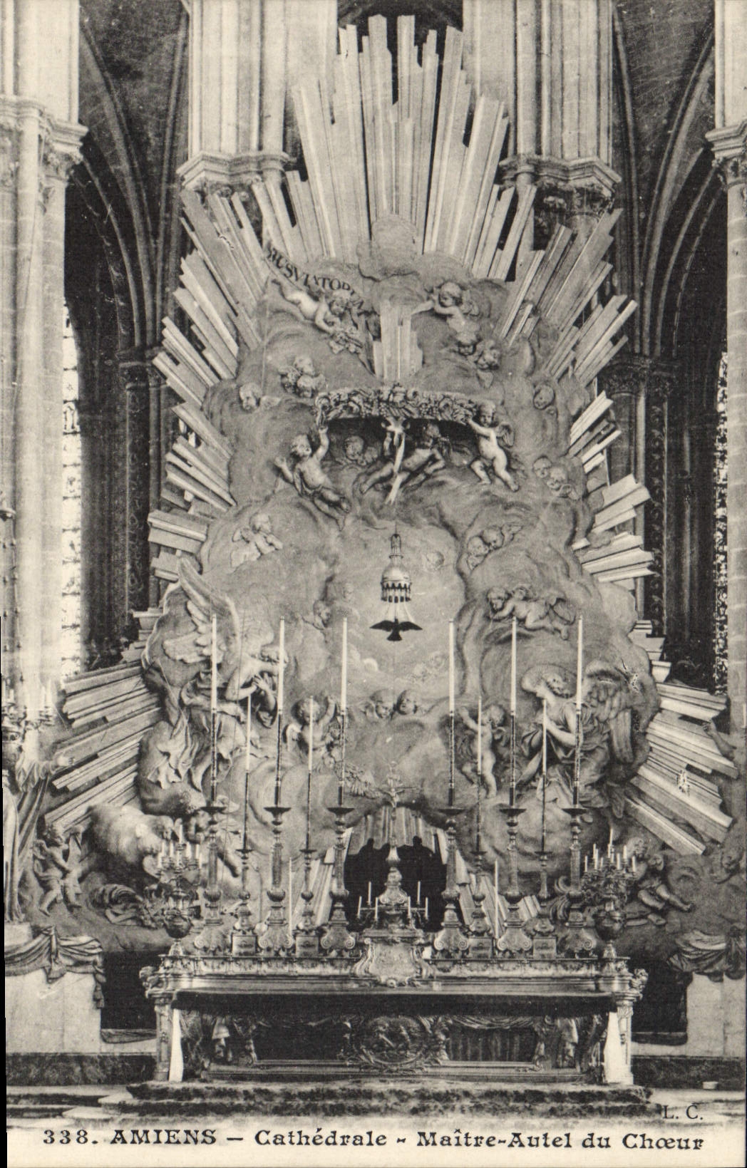 CPA Amiens Cathedrale Maitre Autel du Choeur