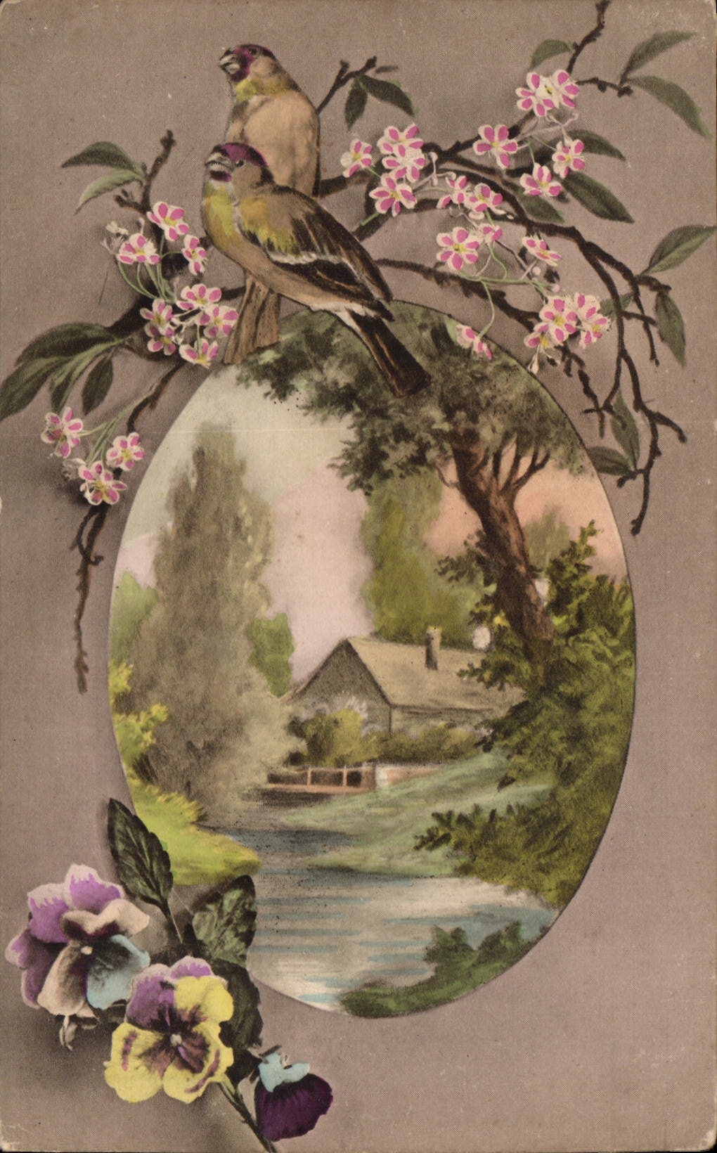 CPA Fantaisie Fleurs