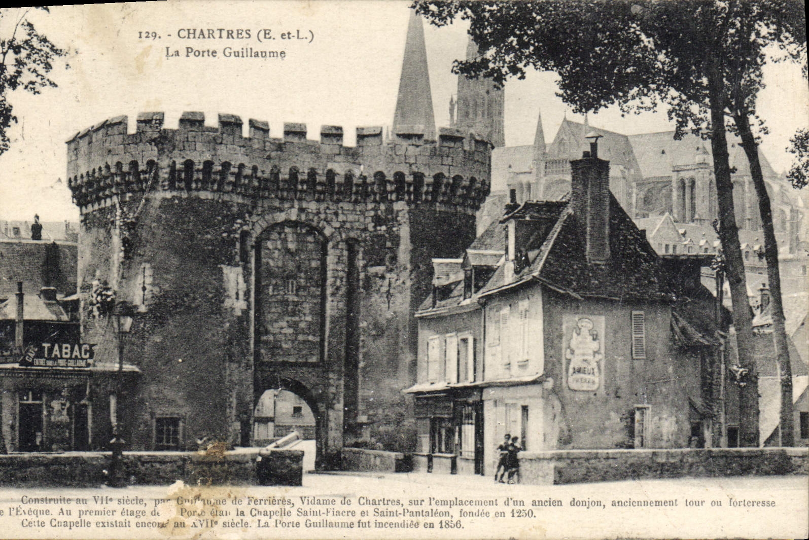 CPA Chartres E et L La Porte Guillaume 