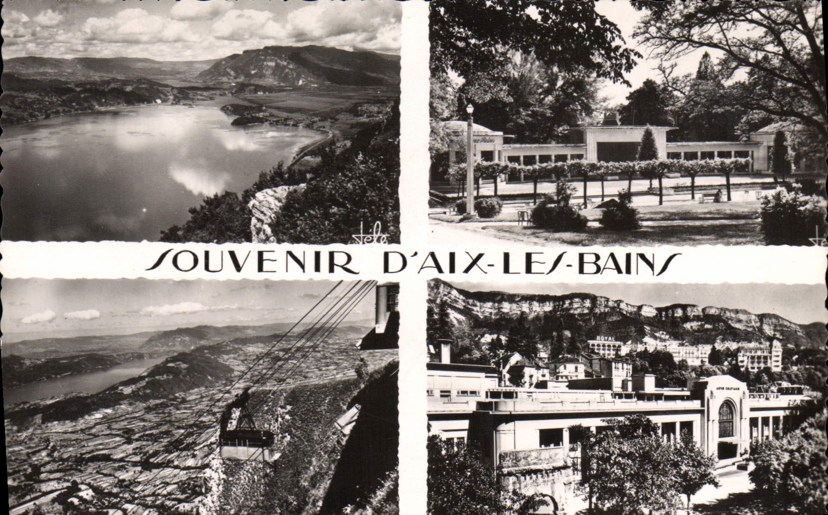 CPA Souvenir d'Aix les Bains 
