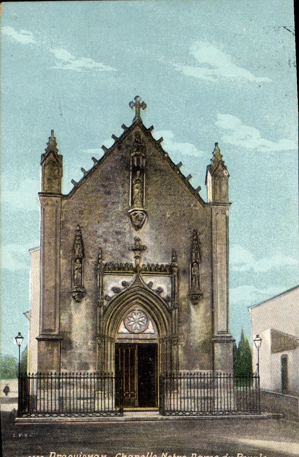 CPA Draguignan Chapelle Notre Dame du peuple