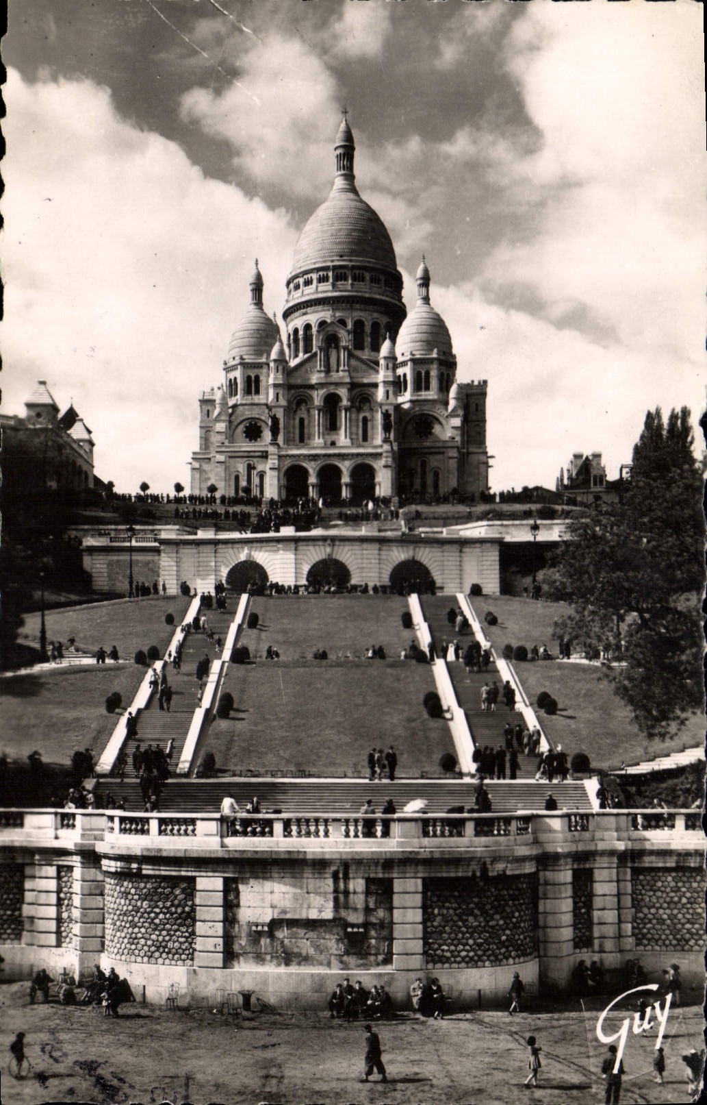 CPA Paris et ses Merveilles Basilique du Sacre Coeur de Montmartre 1876 1910 et les jardins