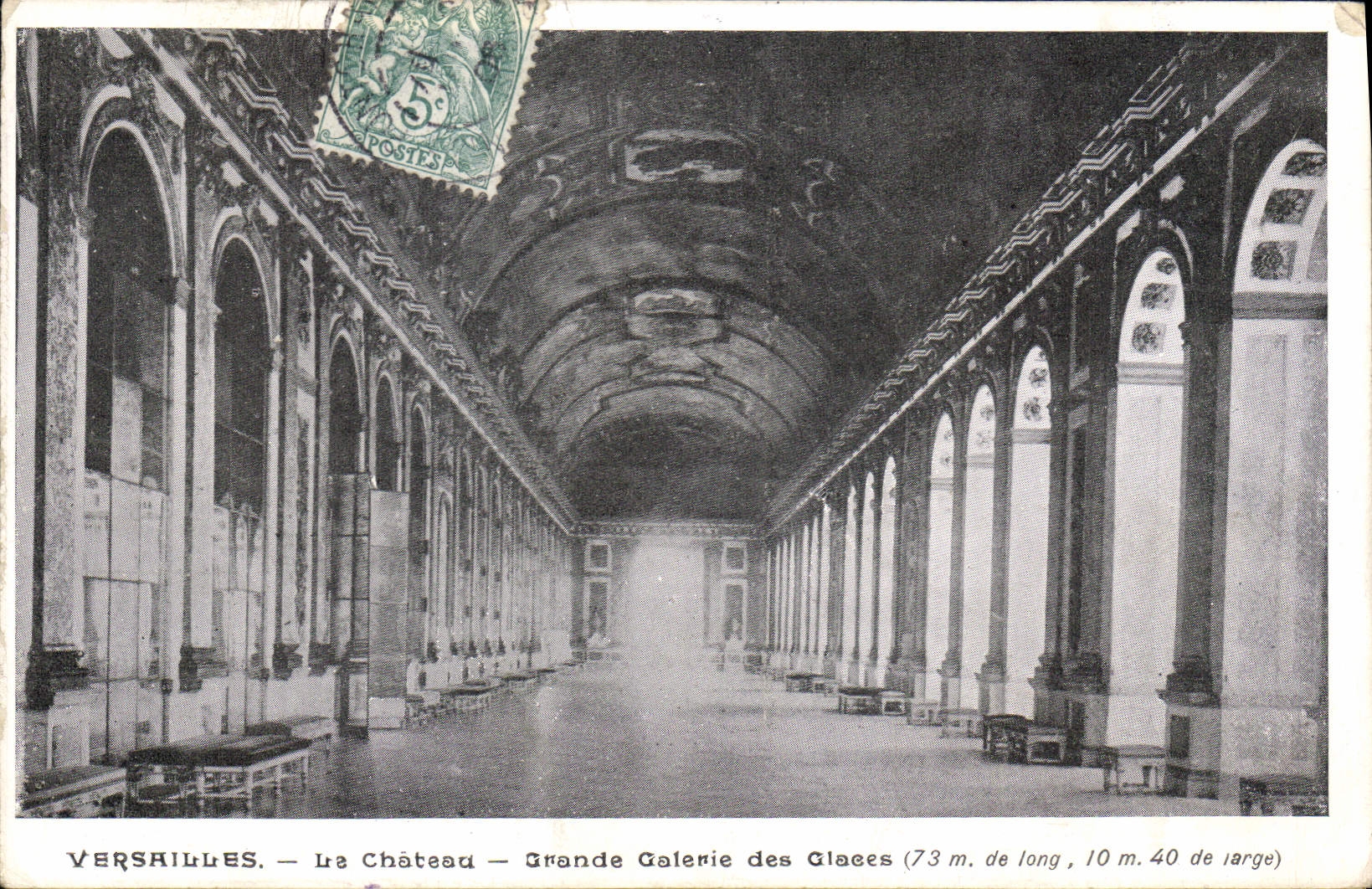 CPA Versailles Grande Galerie des Glaces 