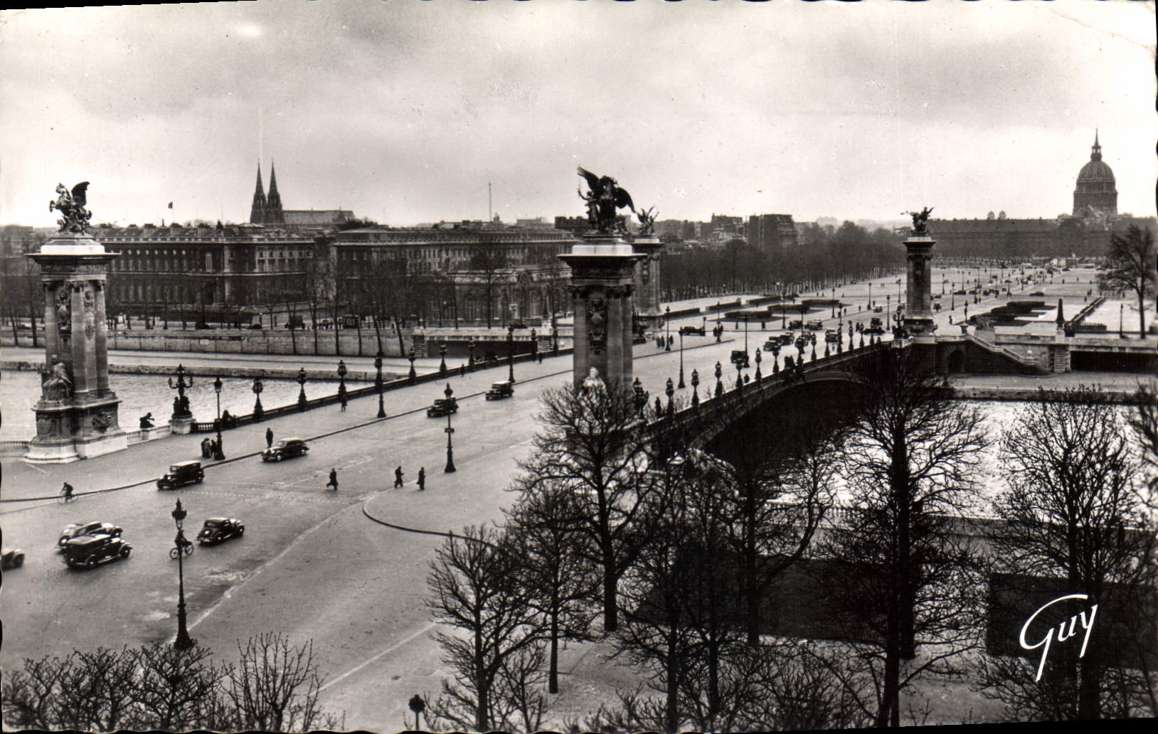 CPA Paris et ses Merveilles Le pont Alexandre III et l'esplanade des Invalides