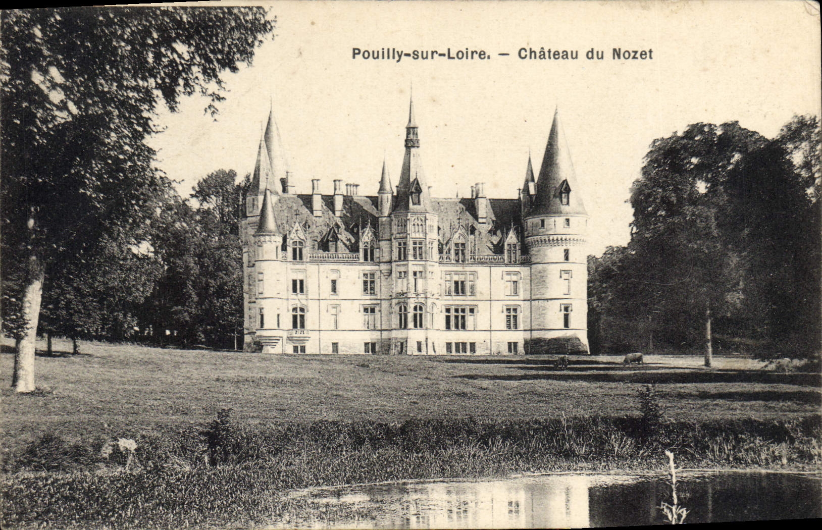 CPA Pouilly sur Loire Chateau de Nozet 