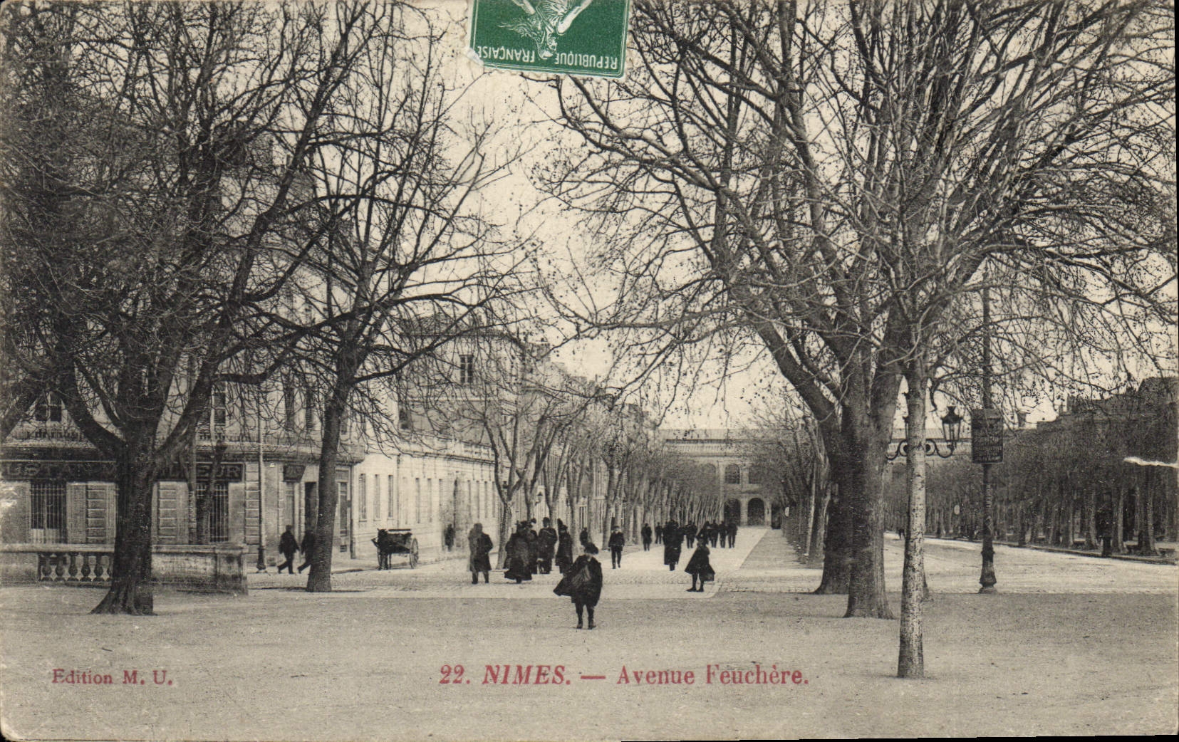 CPA Nimes Avenue Feuchere