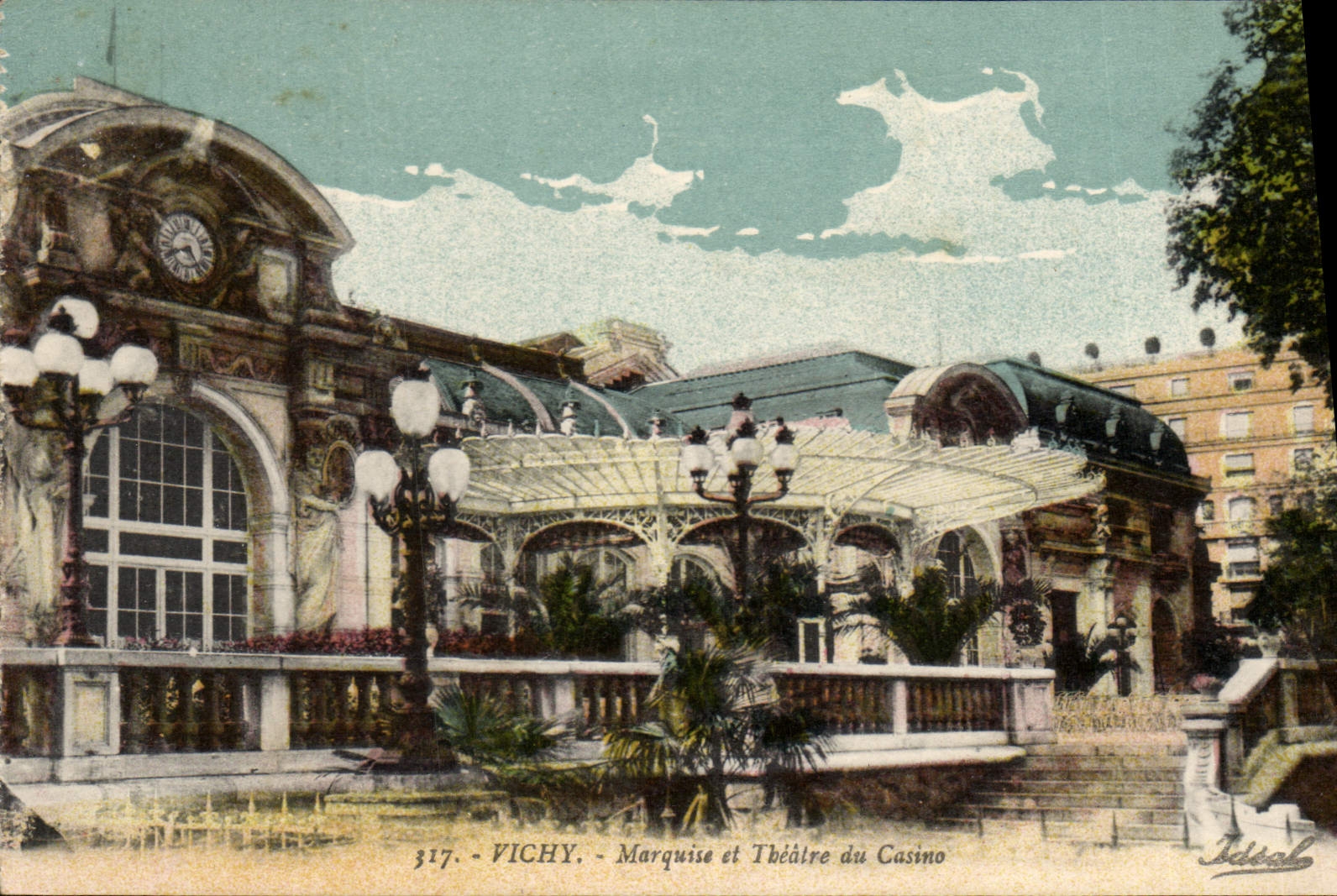 CPA Vichy Marquise et Theatre du Casino 