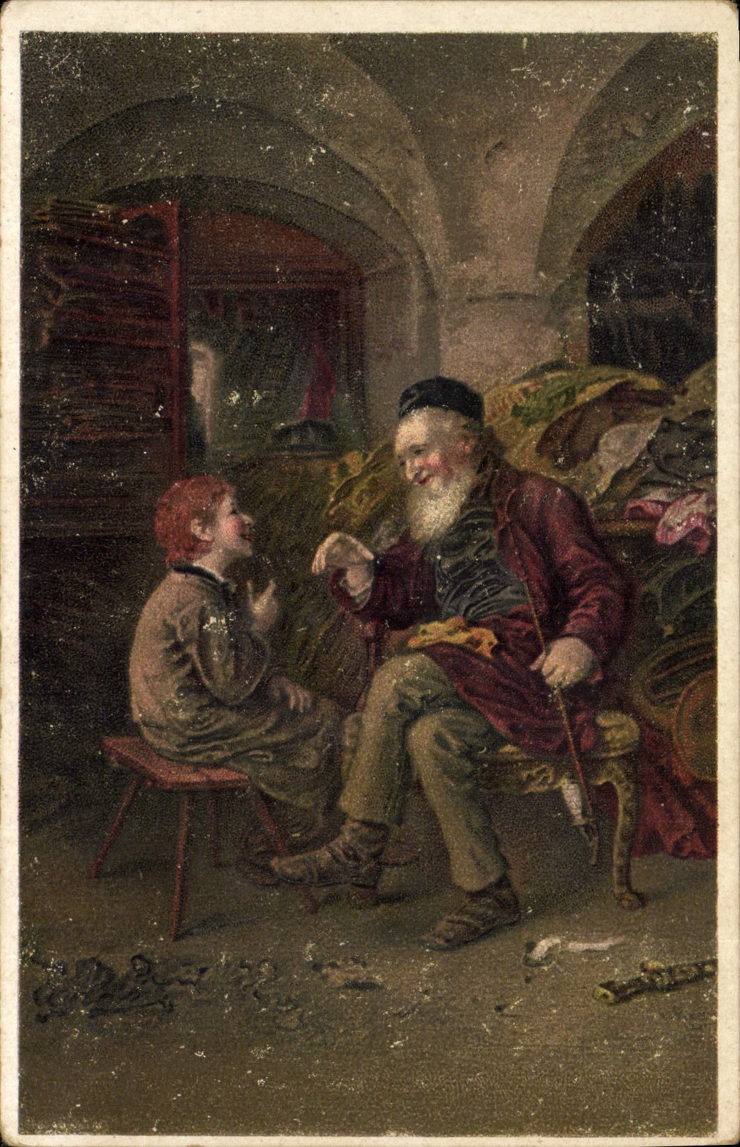 CPA Fantaisie Enfant Homme