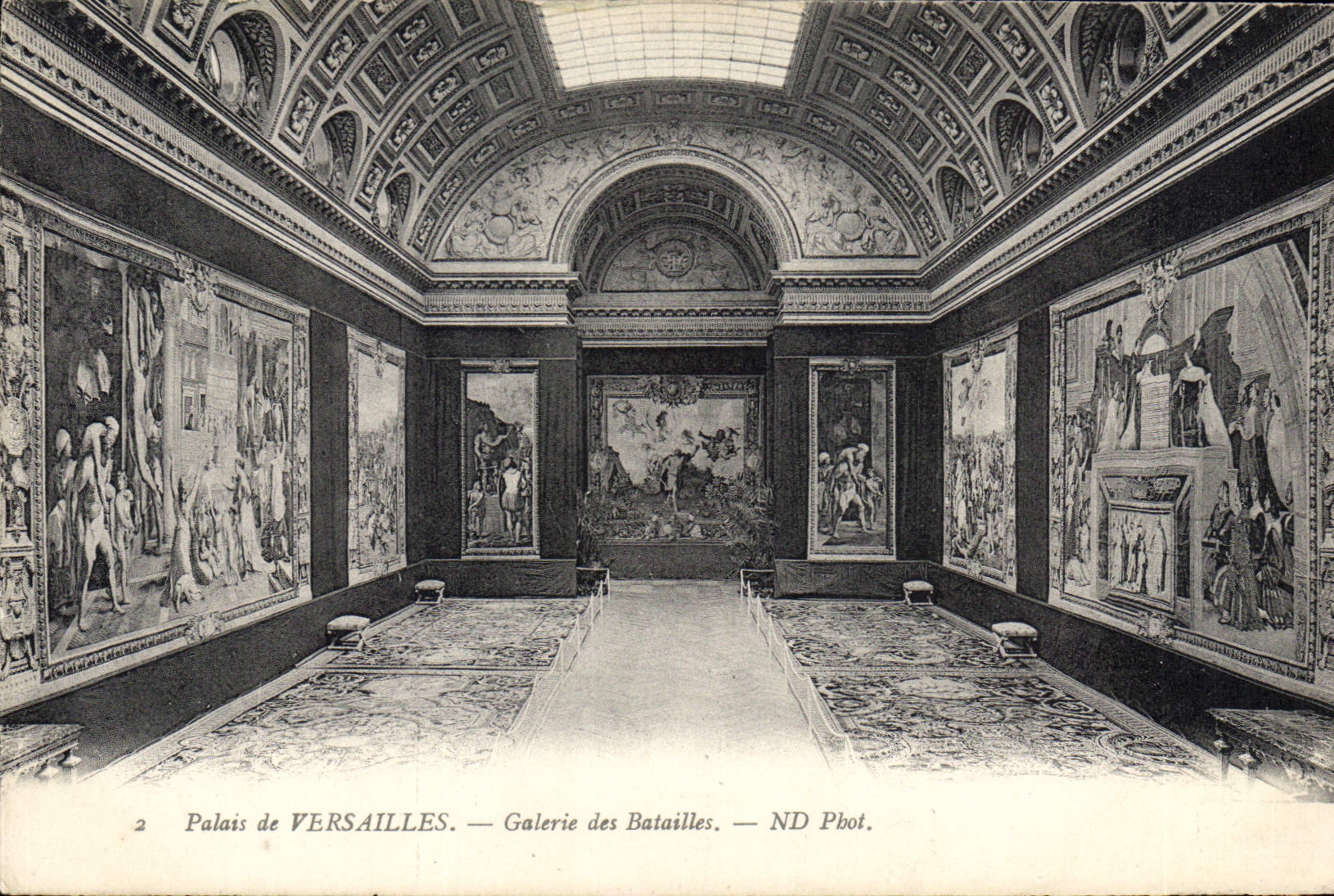 CPA Palais de Versailles Galerie des Batailles 