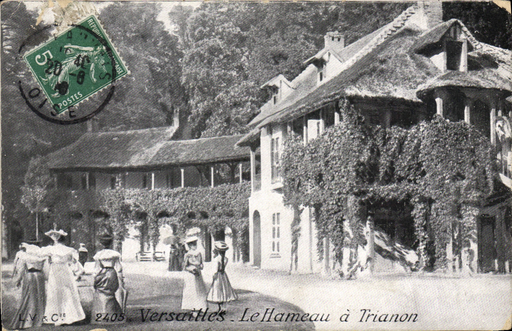 CPA Versailles Le Hameau a Trianon 