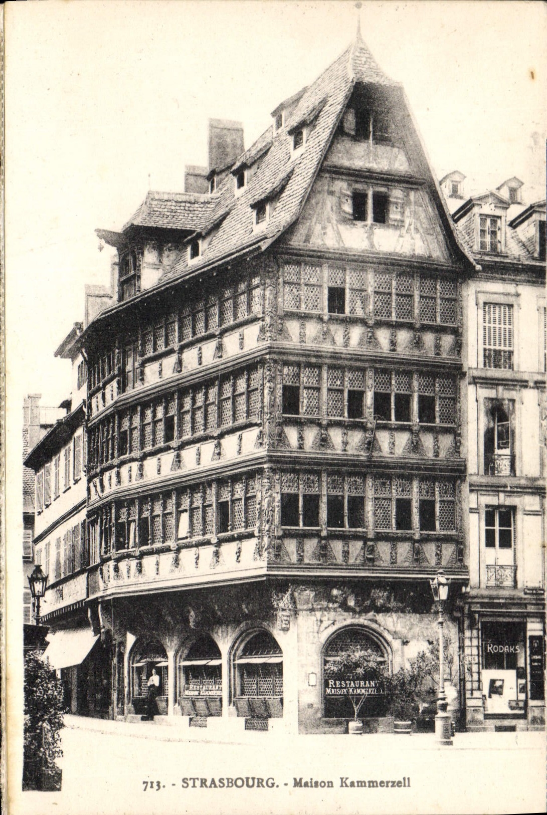 CPA Strasbourg Maison Kammerzell 