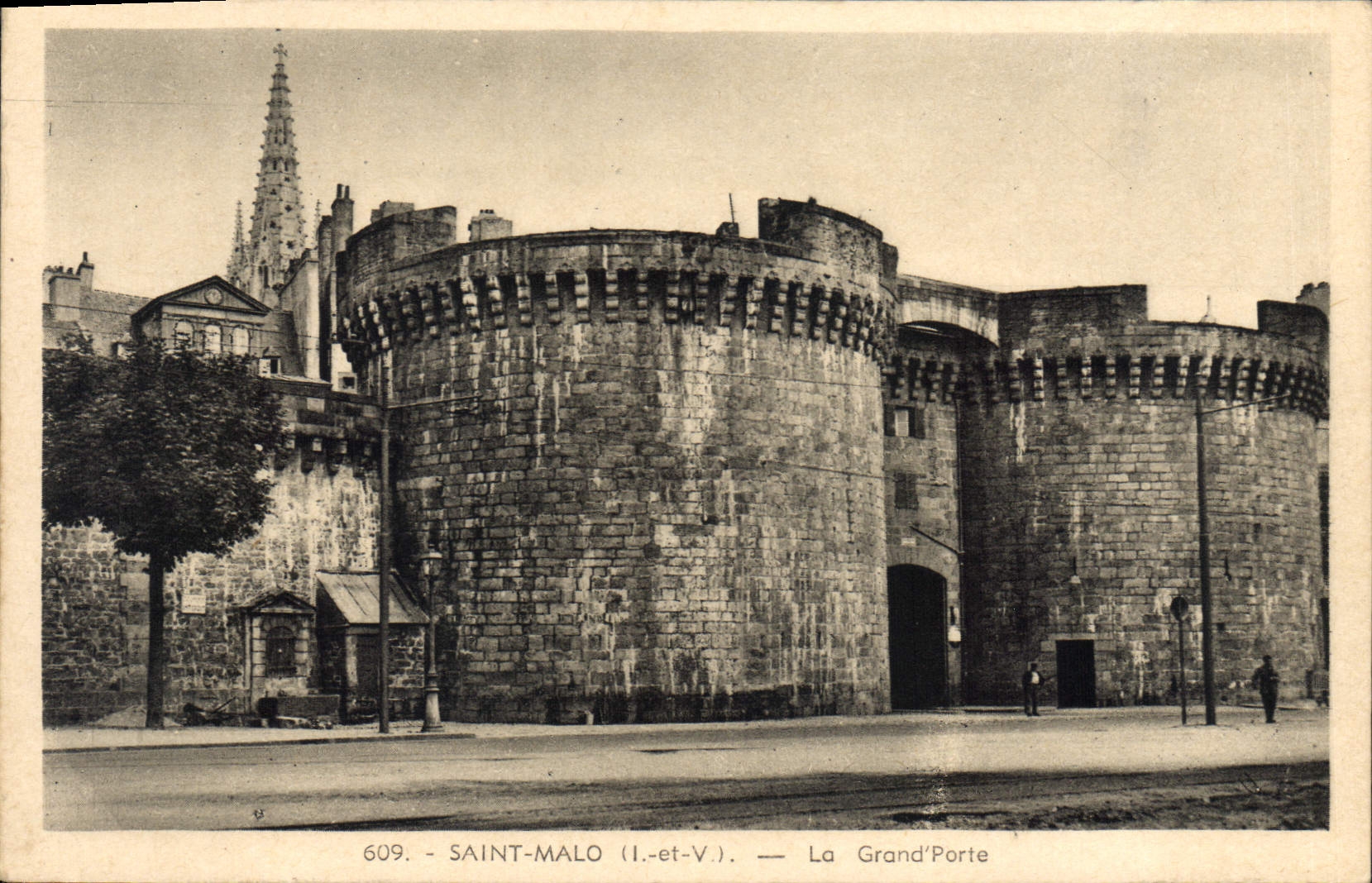 CPA Saint Malo L et V La Grand Porte