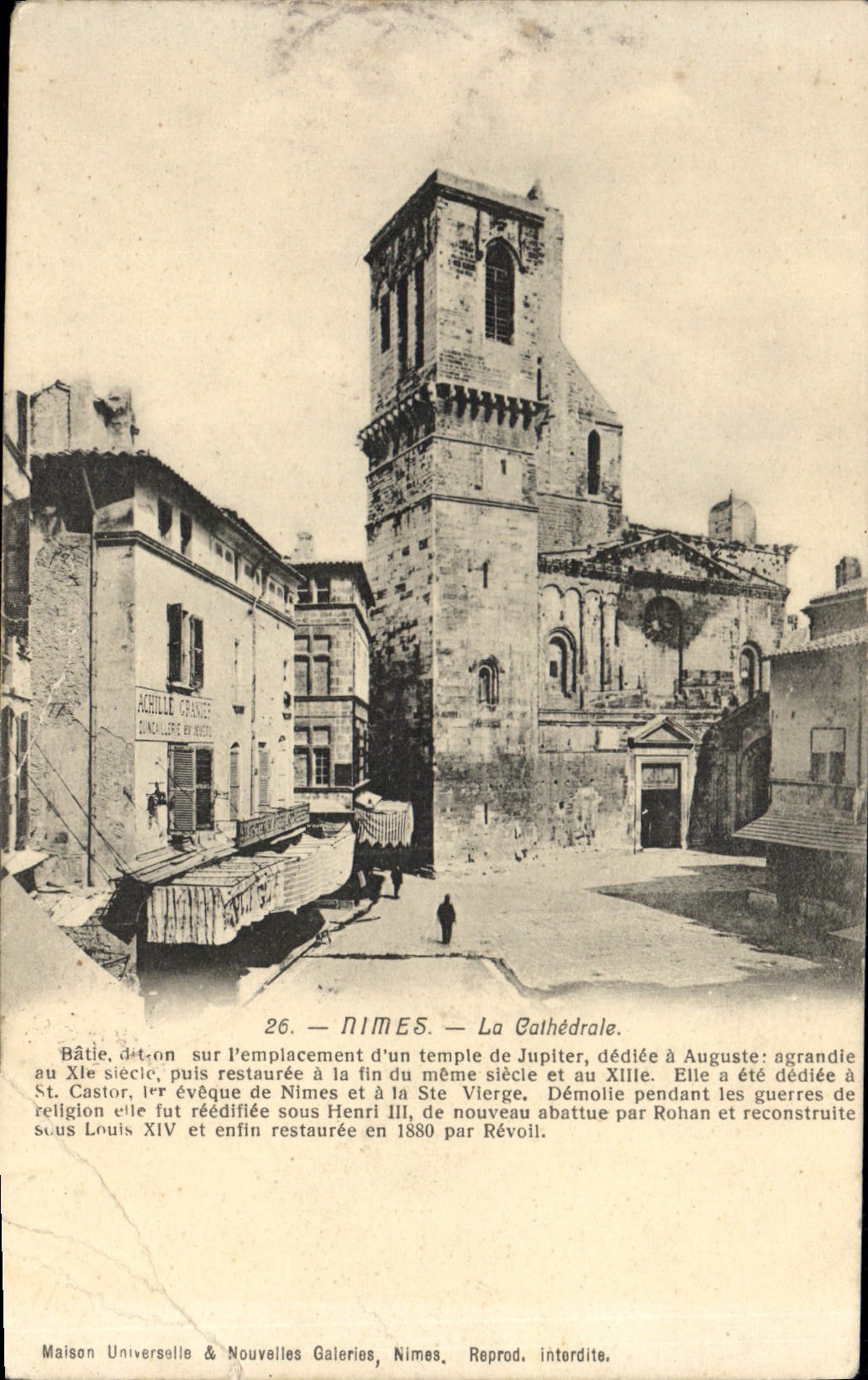 CPA Nimes La Cathedrale