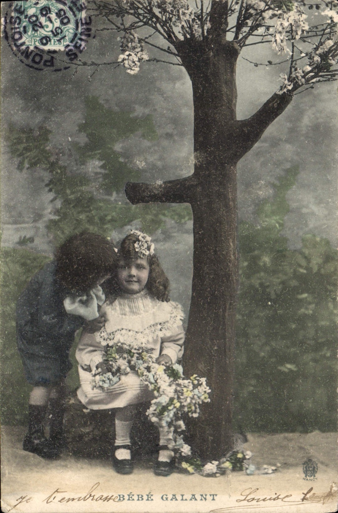 CPA Bebe Galant Enfants