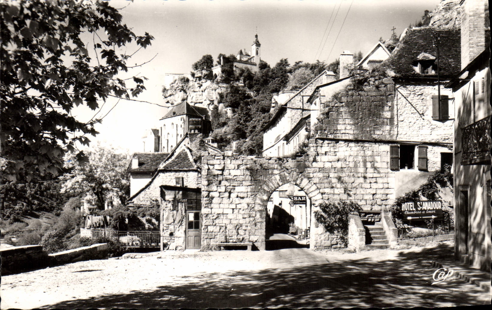 CPA Rocamadour La Ports du Figuier Entree de la Ville