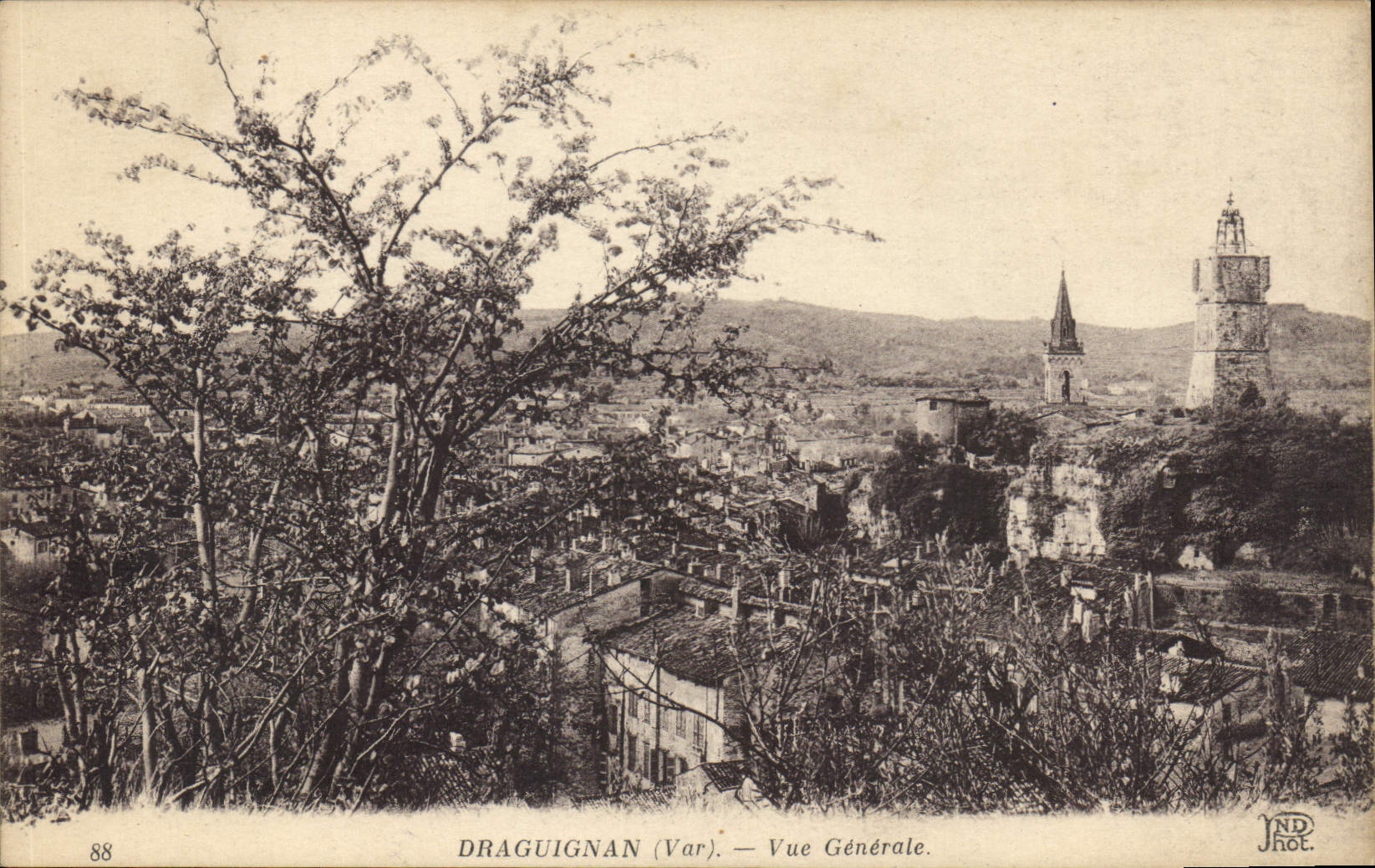 CPA Draguignan Var Vue Generale 