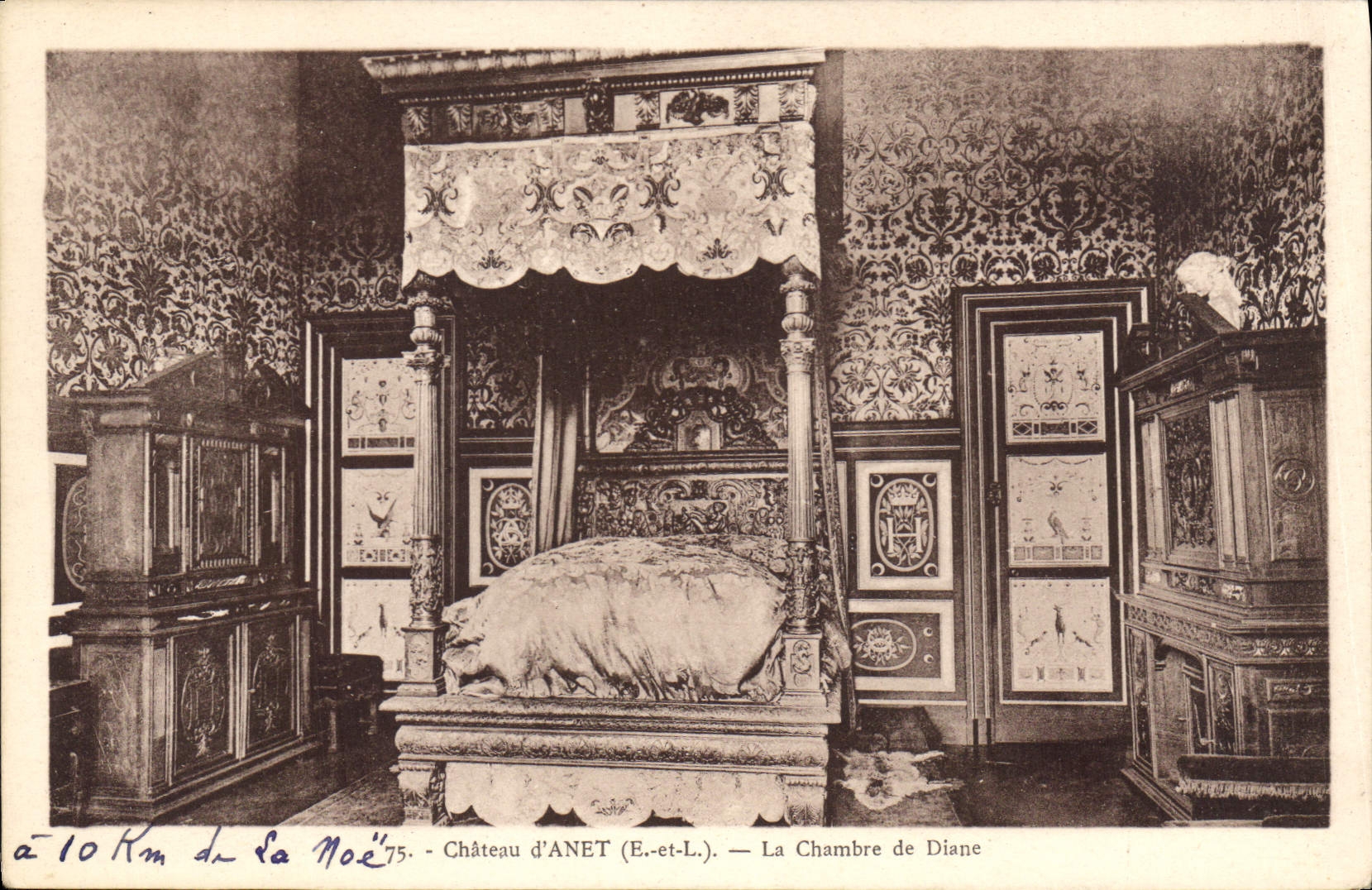 CPA Chateau d'Anet E et L La Chambre de Diane 