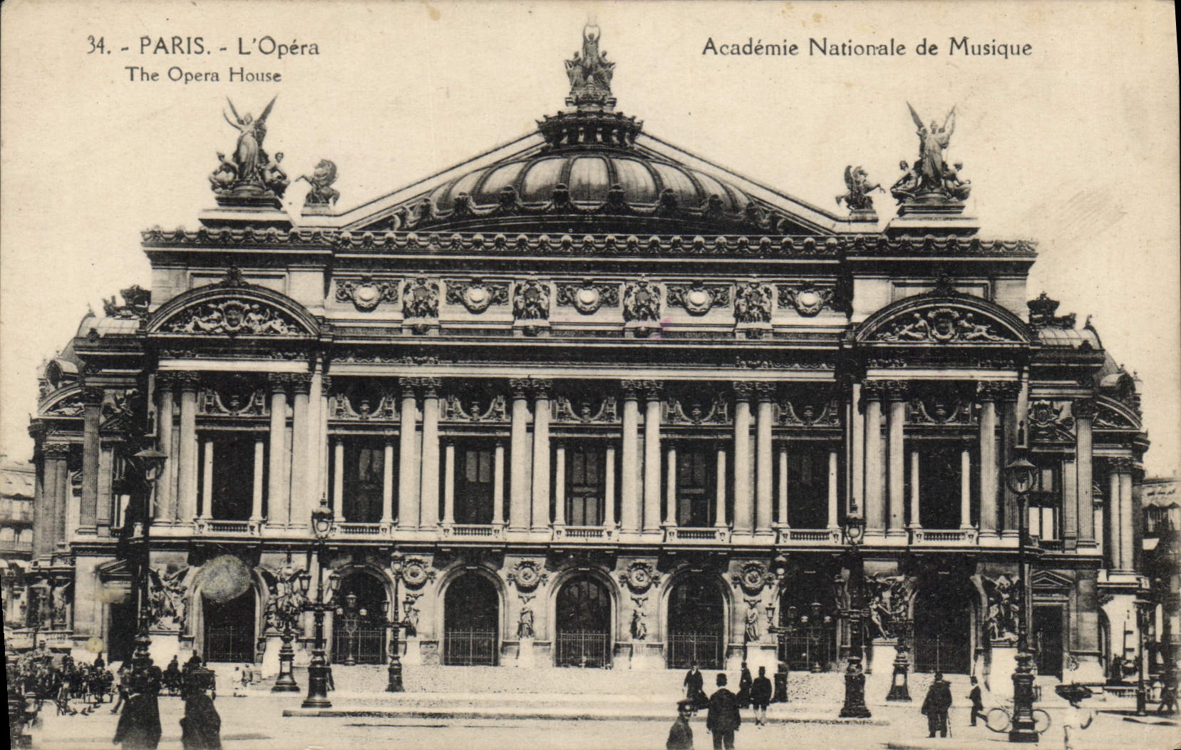 CPA Paris L'Opera Academie Nationale de Musique