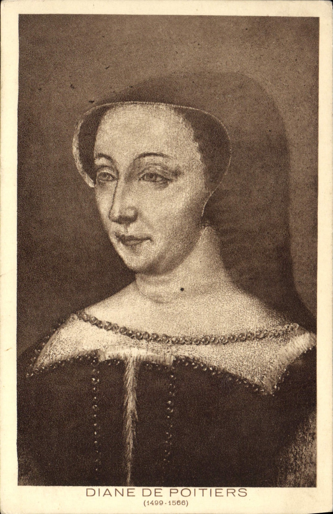CPA Diane de Poitiers 1499 1566 