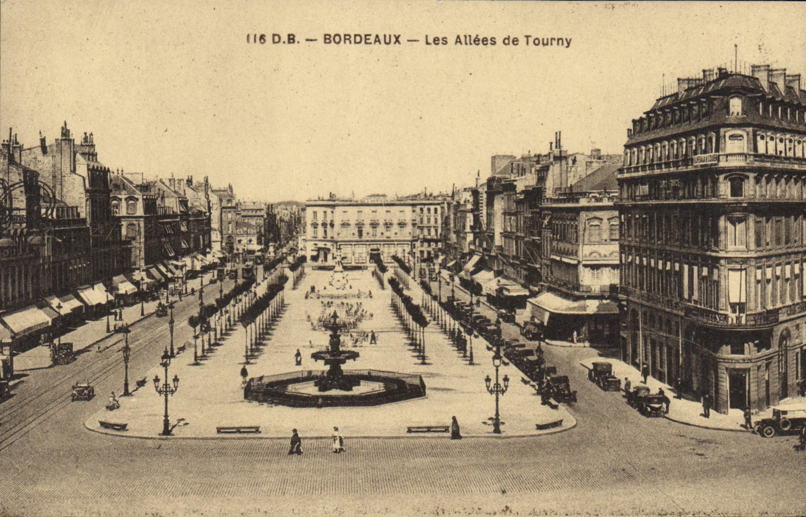 CPA Bordeaux Les Allees de Tourny 