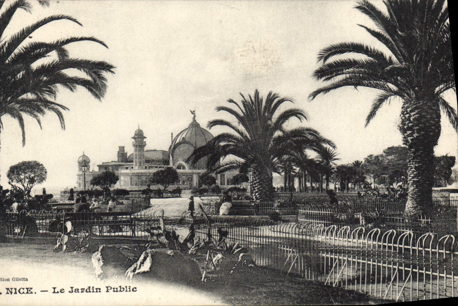 CPA Nice Le Jardin Public 