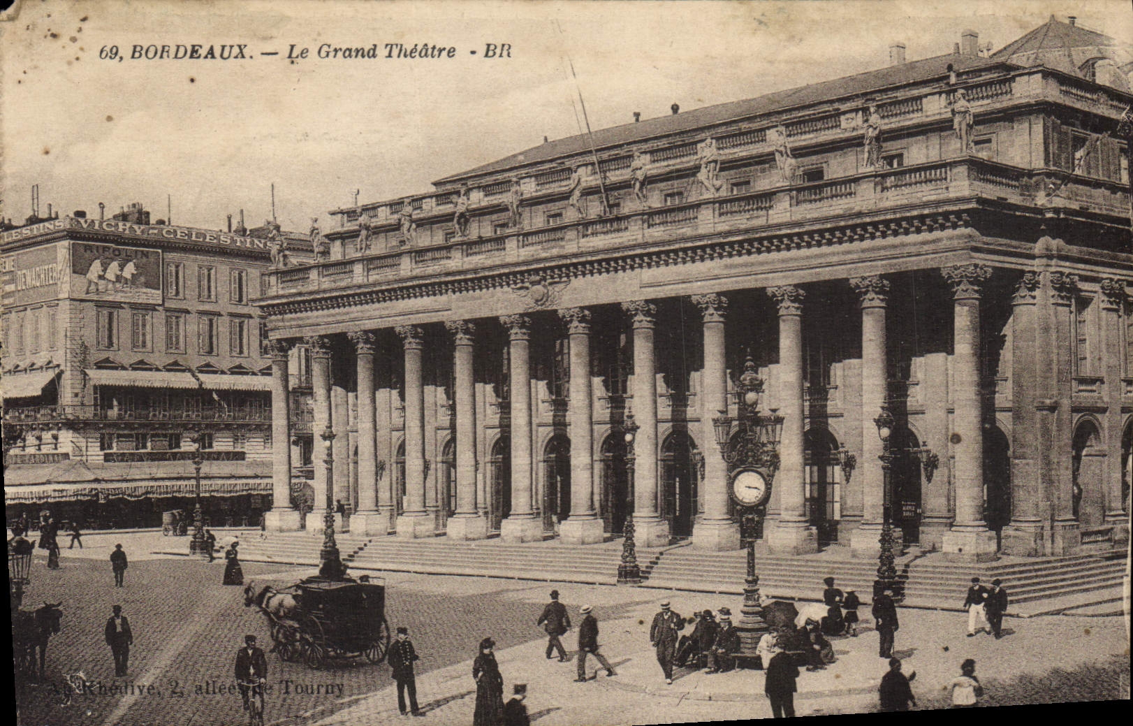 CPA Bordeaux Le Grand Theatre 