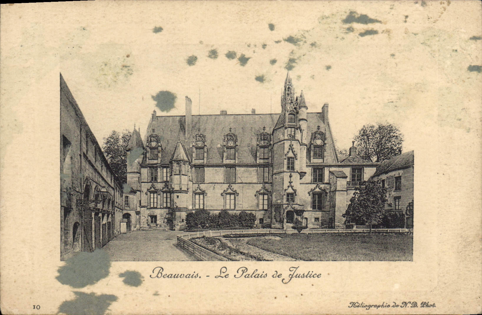 CPA Beauvais Le Palais de Justice 