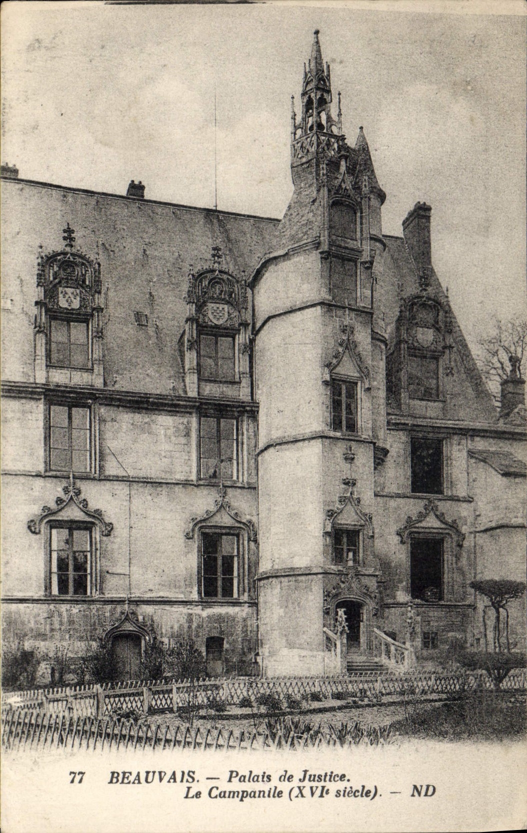 CPA Beauvais Palais de Justice La Campanile 