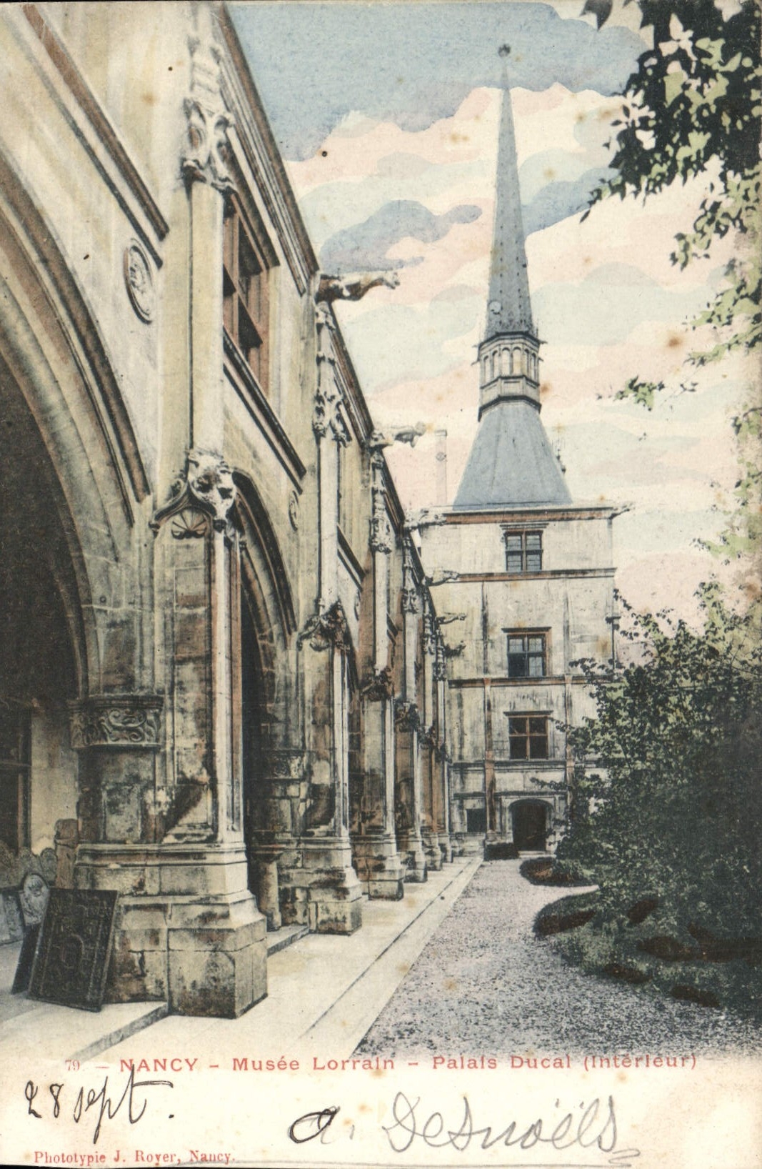 CPA Nancy Musee Lorain Palais Ducal Interieur 