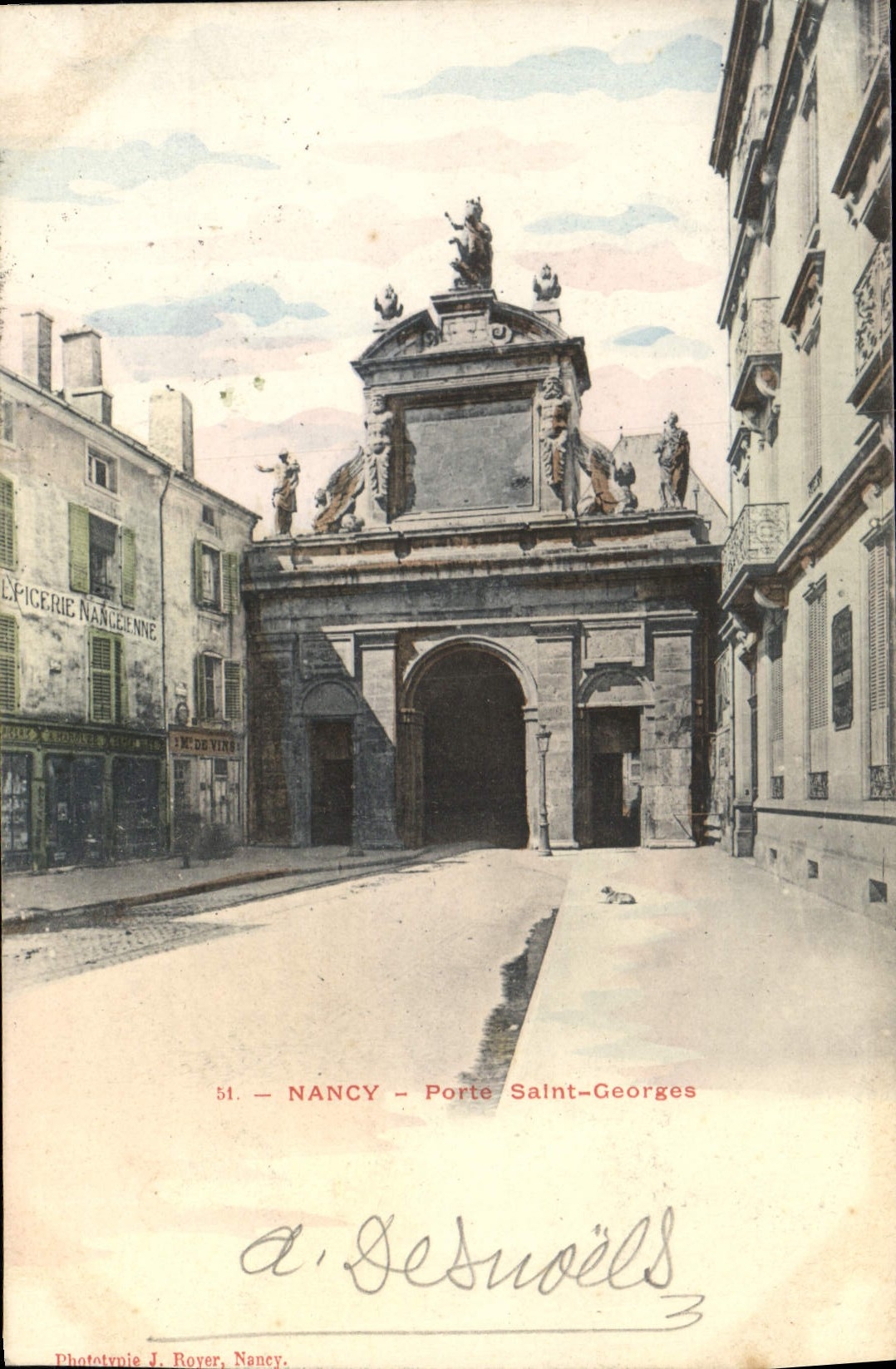 CPA Nancy Porte Saint Georges 