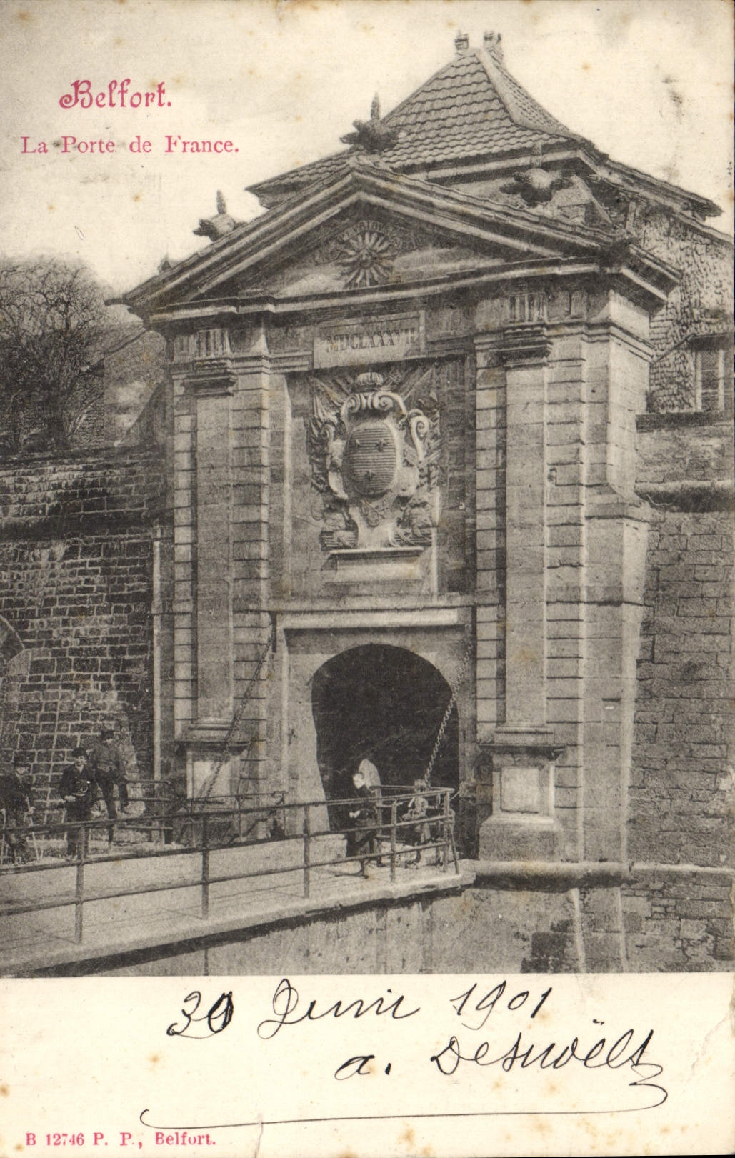 CPA Belfort La Porte de France 
