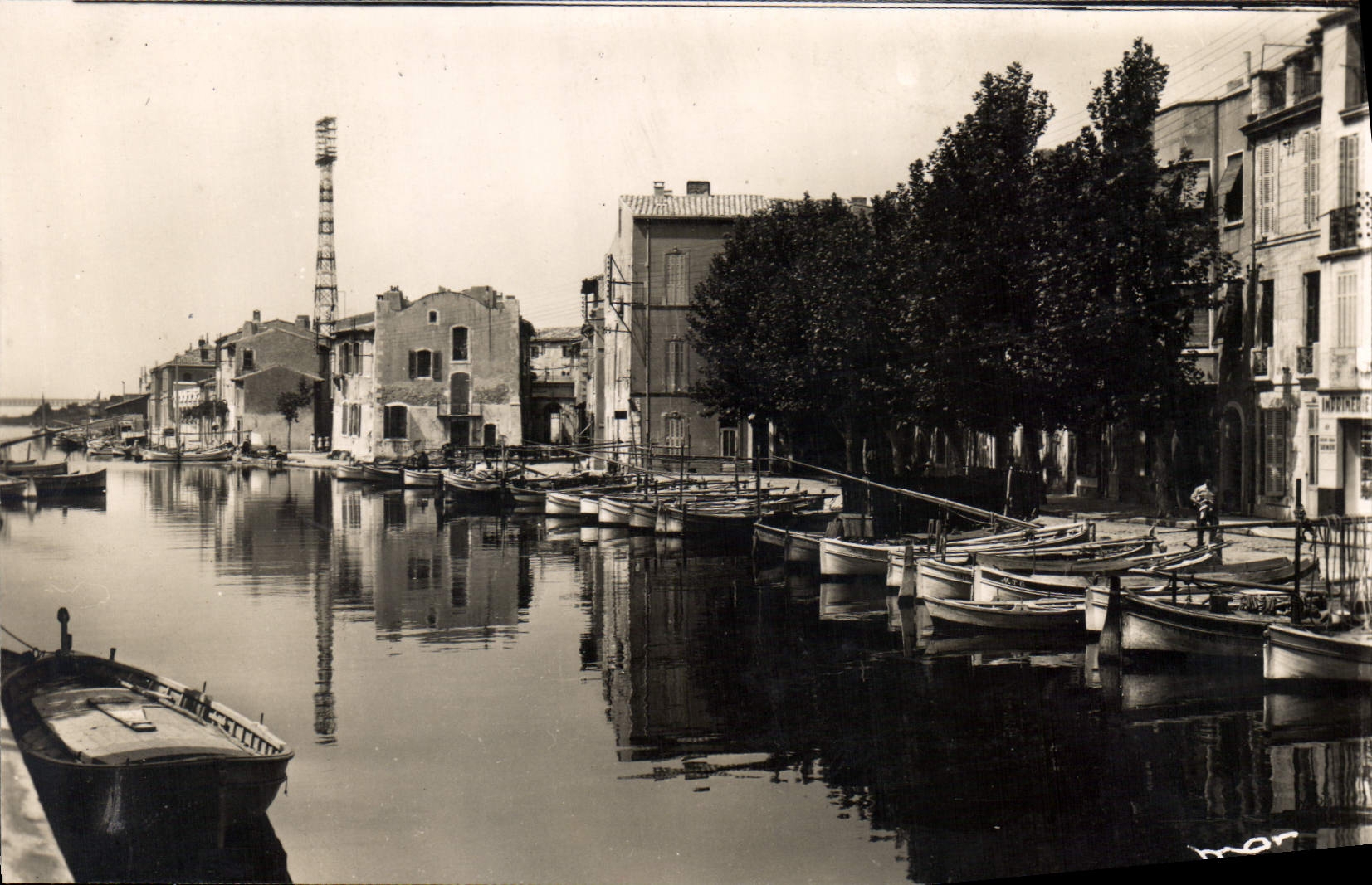 CPA La Venise Provencale Martigues Canal Saint Sebastien 