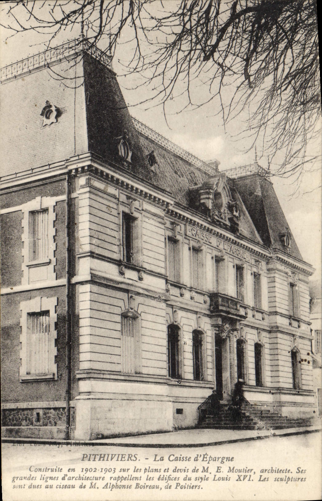 CPA Pithiviers La Caisse d'Epargne 