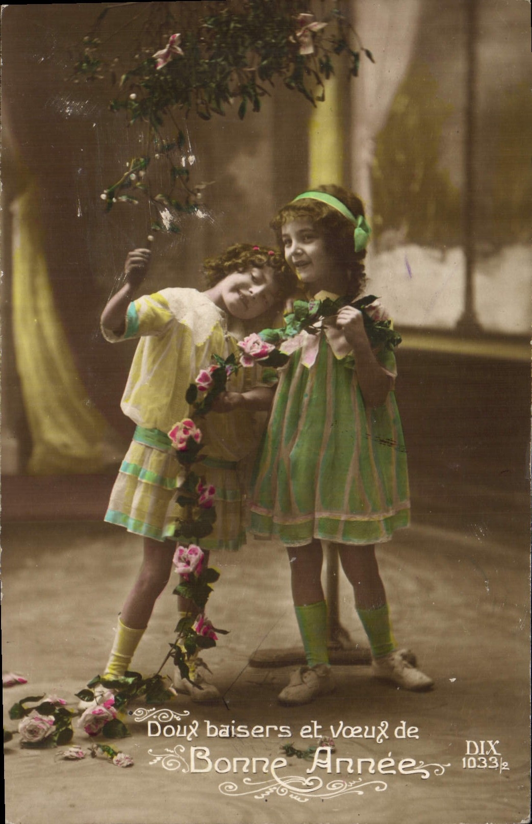 CPA Bonne Annee Enfants
