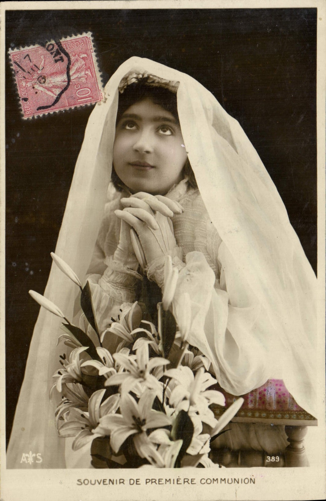 CPA Souvenir de Premiere Communion 